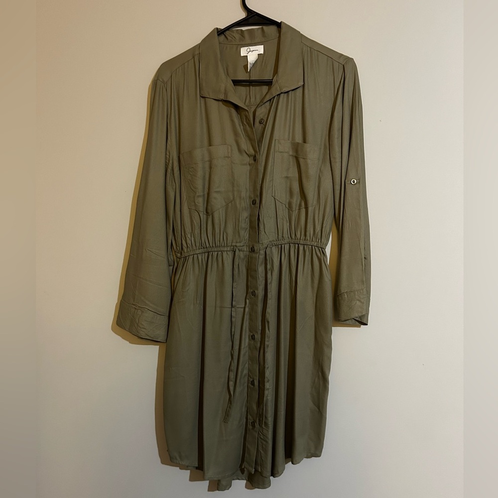 Olive Green Dress Size M